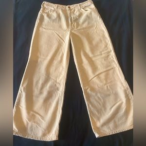 Pilcro brand wide leg jeans